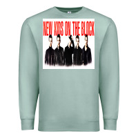 Seafoam NEWS KIDS ON THE BLOCK Premium Sweatshirt - artisFamous