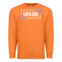 Carrot santa c.r.u.z cali  floral hibiscus flower Premium Sweatshirt - artisFamous