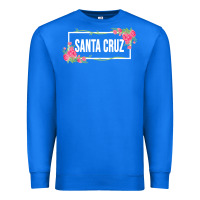 True Royal santa c.r.u.z cali  floral hibiscus flower Premium Sweatshirt - artisFamous