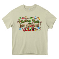 Mossy christmas lights are my favorite color Heavy Core Tee - CowGirlArtShop