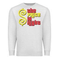 Oatmeal Heather price is right classic Premium Sweatshirt - artisFamous