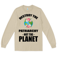 Mushroom Destroy the patriarchy not the planet Long Sleeve Tee - Bettercallsaul
