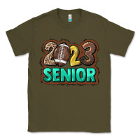 Army Green 2023 senior football Classic Tee - HowdyJamesFarm