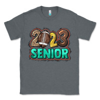 Charcoal Heather 2023 senior football Classic Tee - HowdyJamesFarm