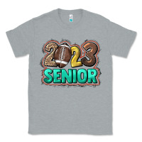 Heather Grey 2023 senior football Classic Tee - HowdyJamesFarm