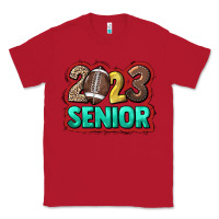 Red 2023 senior football Classic Tee - HowdyJamesFarm