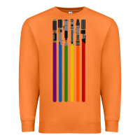 Carrot rainbow lightsaber Premium Sweatshirt - artisFamous