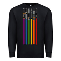 Black rainbow lightsaber Premium Sweatshirt - artisFamous