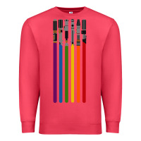 Cardinal rainbow lightsaber Premium Sweatshirt - artisFamous