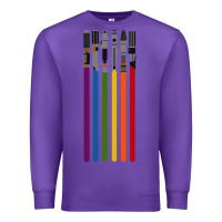 Purple rainbow lightsaber Premium Sweatshirt - artisFamous