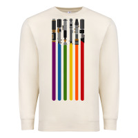 Sandshell rainbow lightsaber Premium Sweatshirt - artisFamous