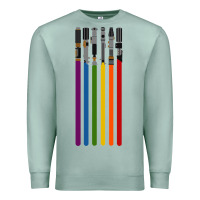 Seafoam rainbow lightsaber Premium Sweatshirt - artisFamous