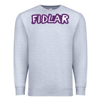 Heather Grey fidlar Premium Sweatshirt - artisFamous