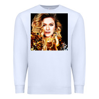 White kelly clarkson Premium Sweatshirt - artisFamous