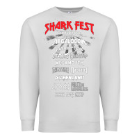 Dove Grey shark fest Premium Sweatshirt - artisFamous