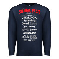 Navy shark fest Premium Sweatshirt - artisFamous