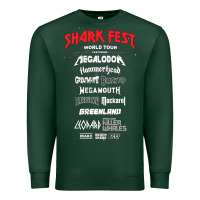 Sports Green shark fest Premium Sweatshirt - artisFamous