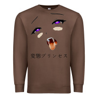 Chestnut ahegao face girl Premium Sweatshirt - artisFamous