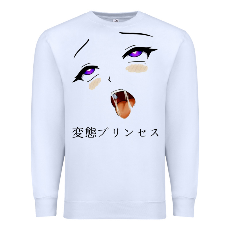 Ahegao Face Girl Premium Sweatshirt by artisFamous | Teevron