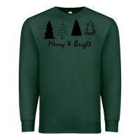 Sports Green merry and bright Premium Sweatshirt - artisFamous