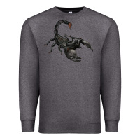 Charcoal Heather scorpion Premium Sweatshirt - JahusDesignShop