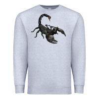 Heather Grey scorpion Premium Sweatshirt - JahusDesignShop
