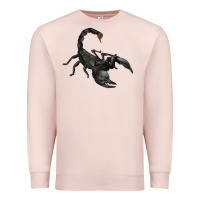 Pale Pink scorpion Premium Sweatshirt - JahusDesignShop