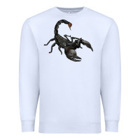 White scorpion Premium Sweatshirt - JahusDesignShop