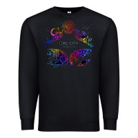 Black Best Owl City Premium Sweatshirt - artisFamous