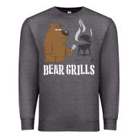 Charcoal Heather Bear Grills Grylls Premium Sweatshirt - artisFamous