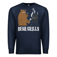 Navy Bear Grills Grylls Premium Sweatshirt - artisFamous