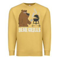 Antique Gold Bear Grills Grylls Premium Sweatshirt - artisFamous
