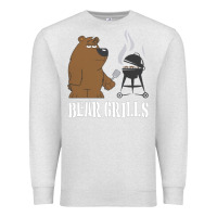 Oatmeal Heather Bear Grills Grylls Premium Sweatshirt - artisFamous