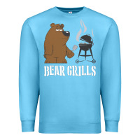 Ocean Blue Bear Grills Grylls Premium Sweatshirt - artisFamous