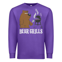 Purple Bear Grills Grylls Premium Sweatshirt - artisFamous