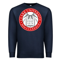 Navy clark university Premium Sweatshirt - artisFamous