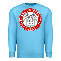 Ocean Blue clark university Premium Sweatshirt - artisFamous