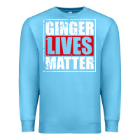 Ocean Blue ginger lives matter Premium Sweatshirt - artisFamous