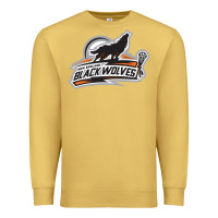 Antique Gold new england black wolves Premium Sweatshirt - artisFamous