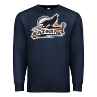 Navy new england black wolves Premium Sweatshirt - artisFamous