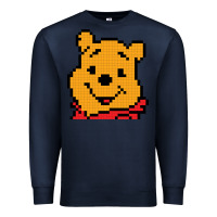 Navy pooh Premium Sweatshirt - artisFamous