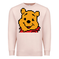 Pale Pink pooh Premium Sweatshirt - artisFamous