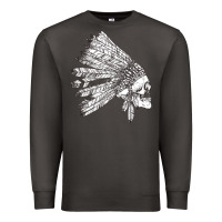 Smoke american indian Premium Sweatshirt - artisFamous