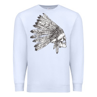 White american indian Premium Sweatshirt - artisFamous