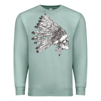 Seafoam american indian Premium Sweatshirt - artisFamous