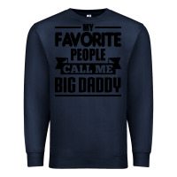 Navy big daddy Premium Sweatshirt - artisFamous