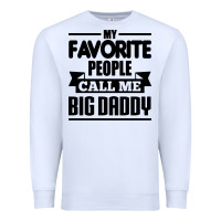 White big daddy Premium Sweatshirt - artisFamous