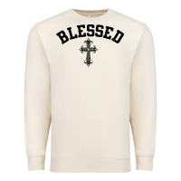Sandshell blessed christian christianity Premium Sweatshirt - artisFamous