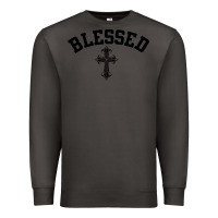 Smoke blessed christian christianity Premium Sweatshirt - artisFamous