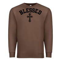 Chestnut blessed christian christianity Premium Sweatshirt - artisFamous